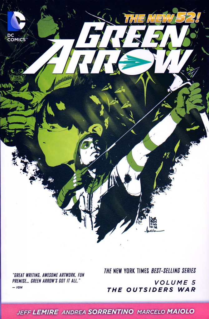 Green Arrow Outsiders War trade cover